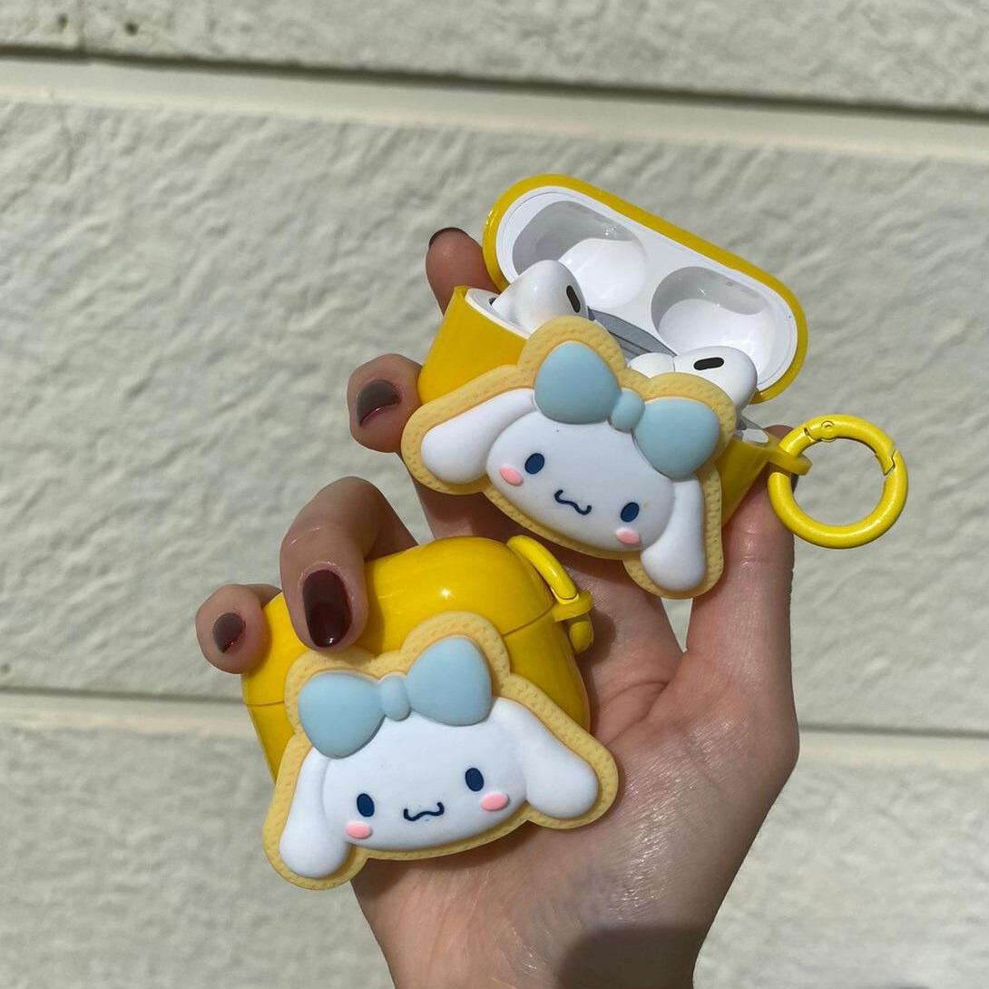 Airpods 2. Nesil Uyumlu Sevimli Cinnamoroll Airpods Kılıfı Airpods 2. Nesil Uyumlu Sevimli Cinnamoroll Airpods Kılıfı