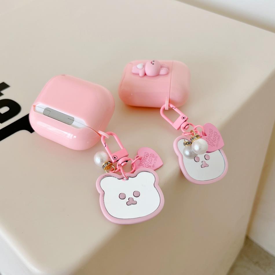 Airpods 2. Nesil Uyumlu Sevimli Tavşan Ayna Charmlı Airpods Kılıfı Airpods 2. Nesil Uyumlu Sevimli Tavşan Ayna Charmlı Airpods Kılıfı