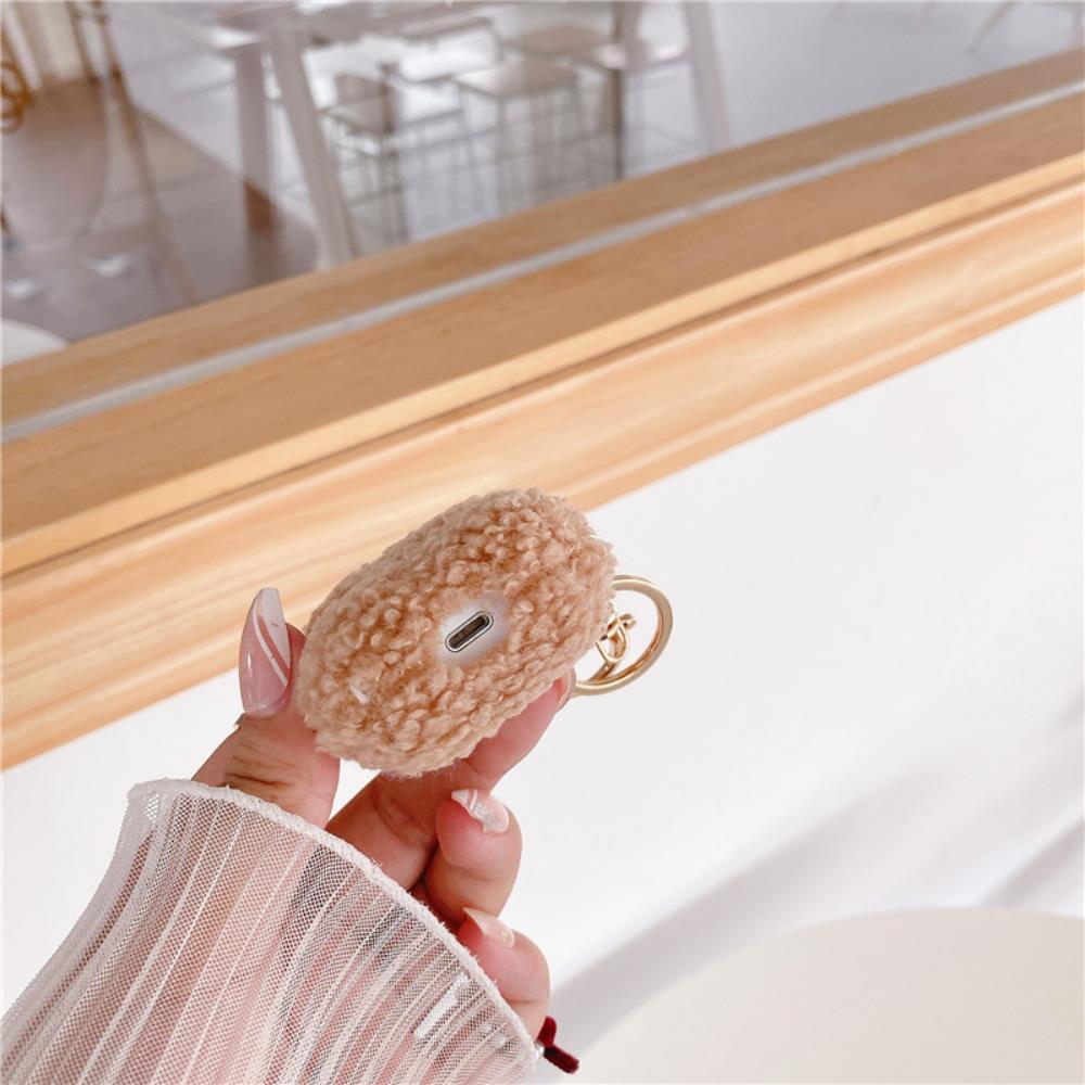 Airpods 3. Nesil Uyumlu Sevimli Kahverengi Peluş Köpek Airpods Kılıfı Airpods 3. Nesil Uyumlu Sevimli Kahverengi Peluş Köpek Airpods Kılıfı