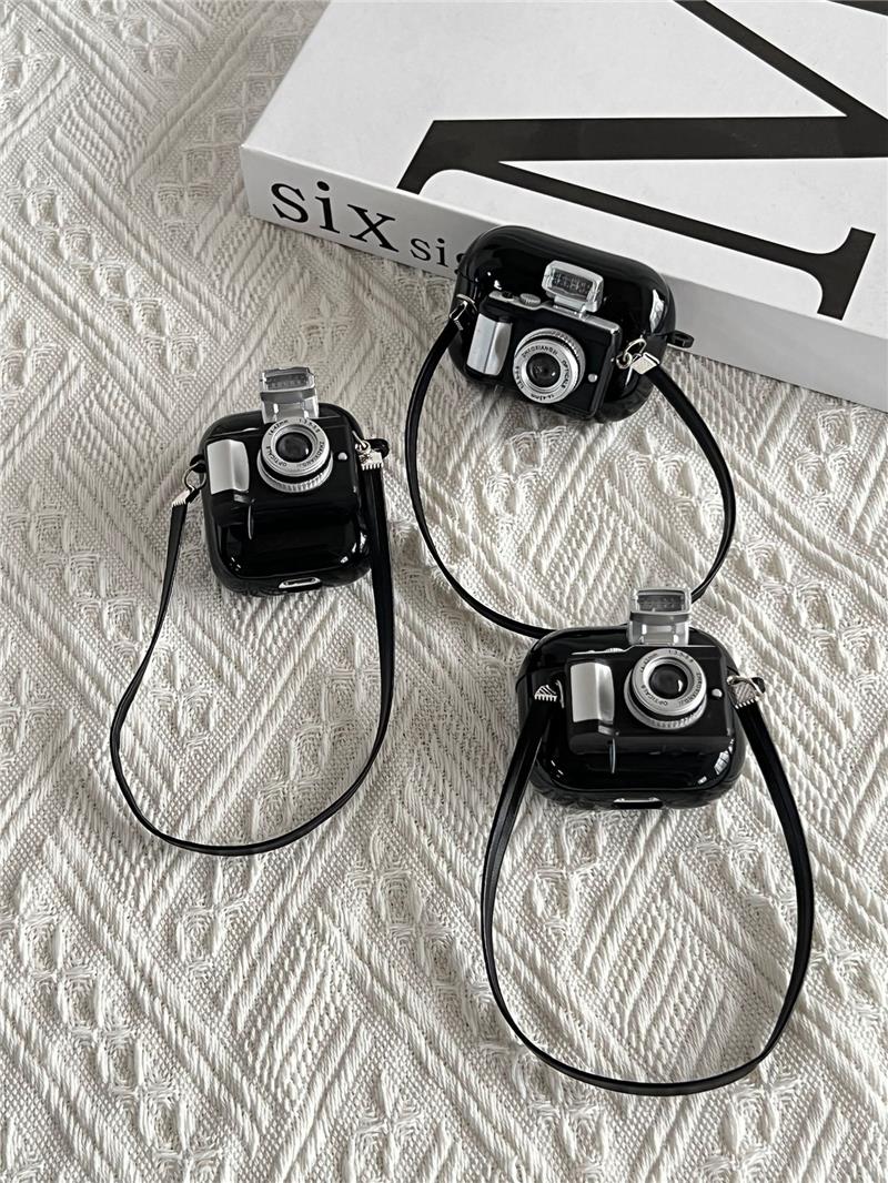 Airpods Pro 1. Nesil Uyumlu Fotoğraf Makinesi Tasarımlı Ses Ve Işık Efektli Airpods Kılıfı Airpods Pro 1. Nesil Uyumlu Fotoğraf Makinesi Tasarımlı Ses Ve Işık Efektli Airpods Kılıfı