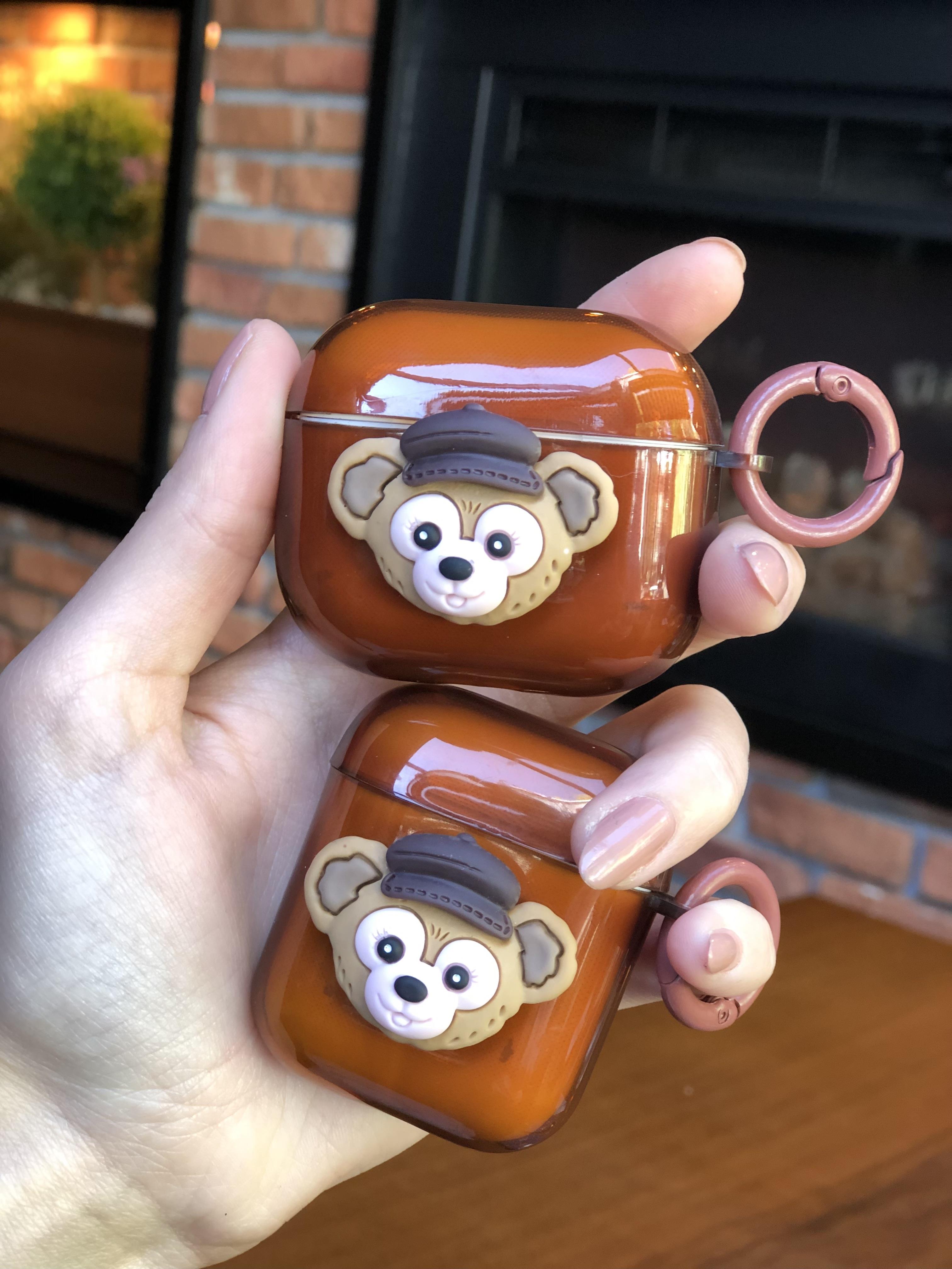 Airpods Pro 1. Nesil Uyumlu Kahverengi Karikatür Ayıcık Airpods Kılıfı Airpods Pro 1. Nesil Uyumlu Kahverengi Karikatür Ayıcık Airpods Kılıfı