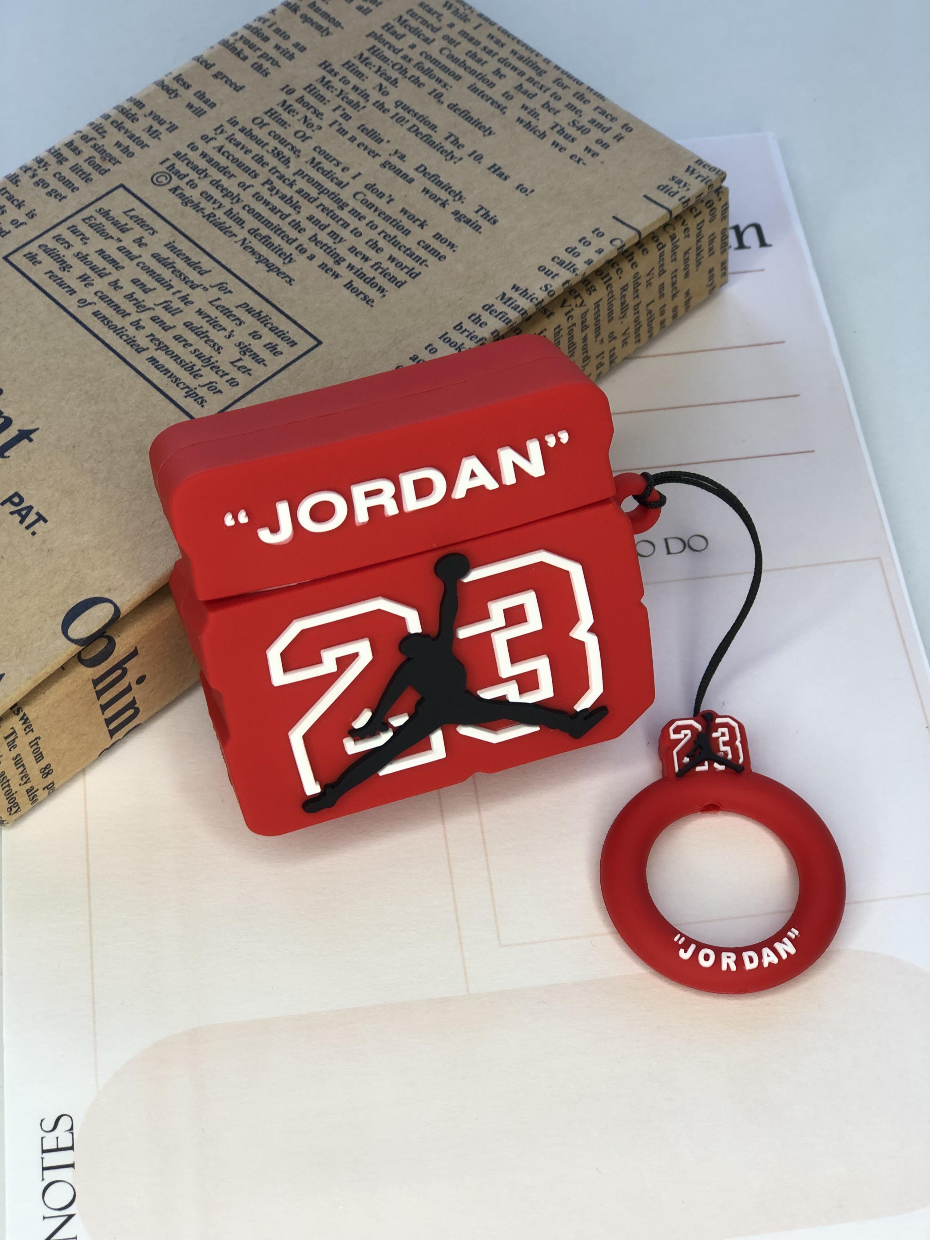 Airpods Pro 1. Nesil Uyumlu Kırmızı Silikon Jordan Airpods Kılıfı Airpods Pro 1. Nesil Uyumlu Kırmızı Silikon Jordan Airpods Kılıfı