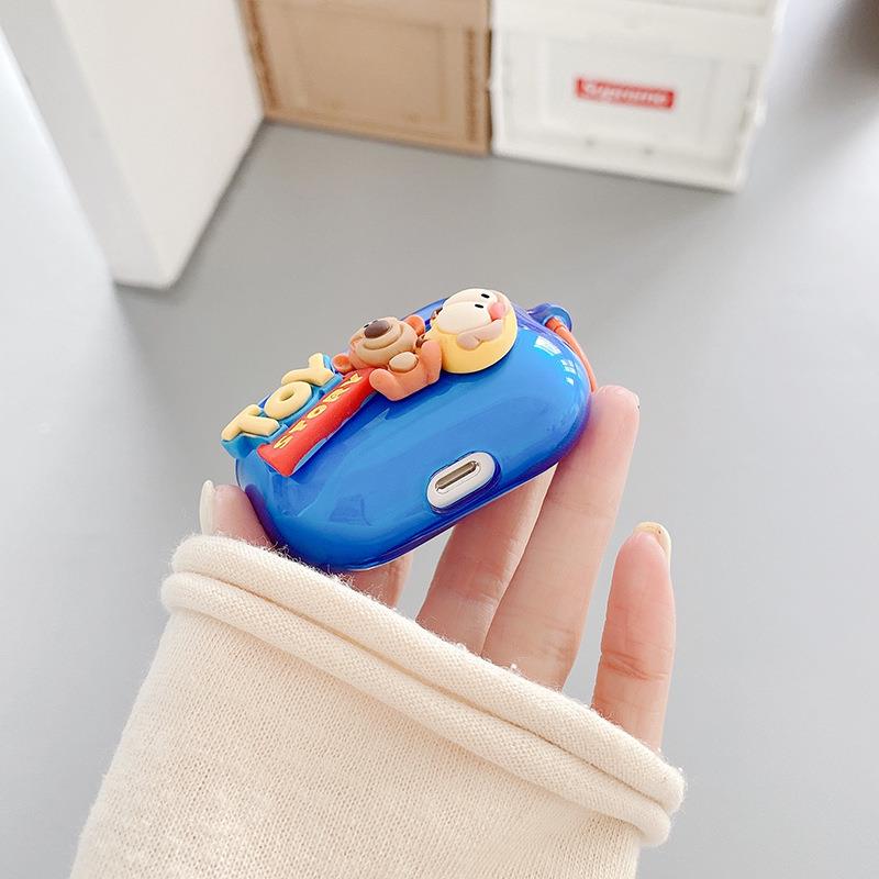 Airpods Pro 1. Nesil Uyumlu Sevimli Toystory Mavi Airpods Kılıfı Airpods Pro 1. Nesil Uyumlu Sevimli Toystory Mavi Airpods Kılıfı