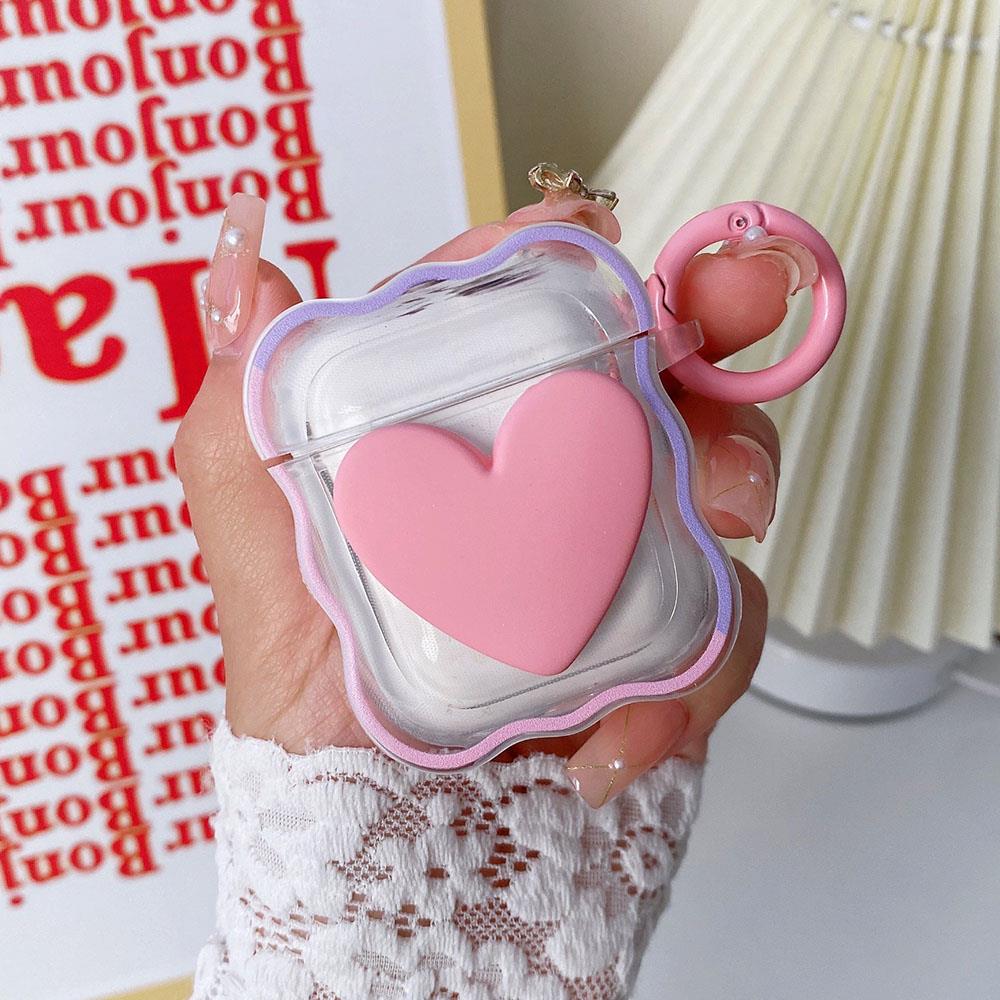 Airpods Pro 2. Nesil Açık Pembe Kalpli Airpods Kılıfı Airpods Pro 2. Nesil Açık Pembe Kalpli Airpods Kılıfı