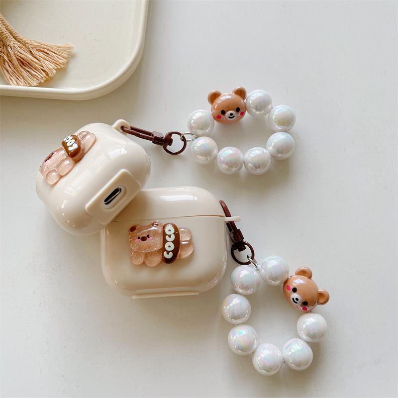 Airpods Pro 2. Nesil Uyumlu Sevimli Ayıcık Coco Airpods Kılıfı Airpods Pro 2. Nesil Uyumlu Sevimli Ayıcık Coco Airpods Kılıfı