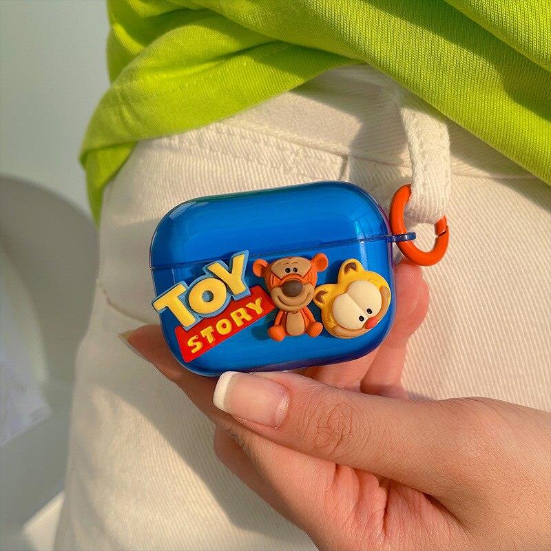 Airpods Pro 2. Nesil Uyumlu Sevimli Toystory Mavi Airpods Kılıfı Airpods Pro 2. Nesil Uyumlu Sevimli Toystory Mavi Airpods Kılıfı