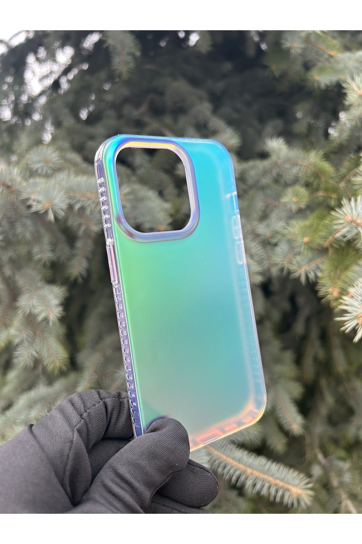 iPhone 13 Pro Max Mat Hologramlı Kamera Çerçeve Korumalı Kılıf iPhone 13 Pro Max Mat Hologramlı Kamera Çerçeve Korumalı Kılıf