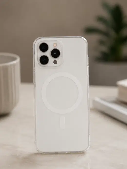 iPhone 13 Pro Uyumlu Şeffaf Sararmaz Sert İnce Magsafeli London Kapak
