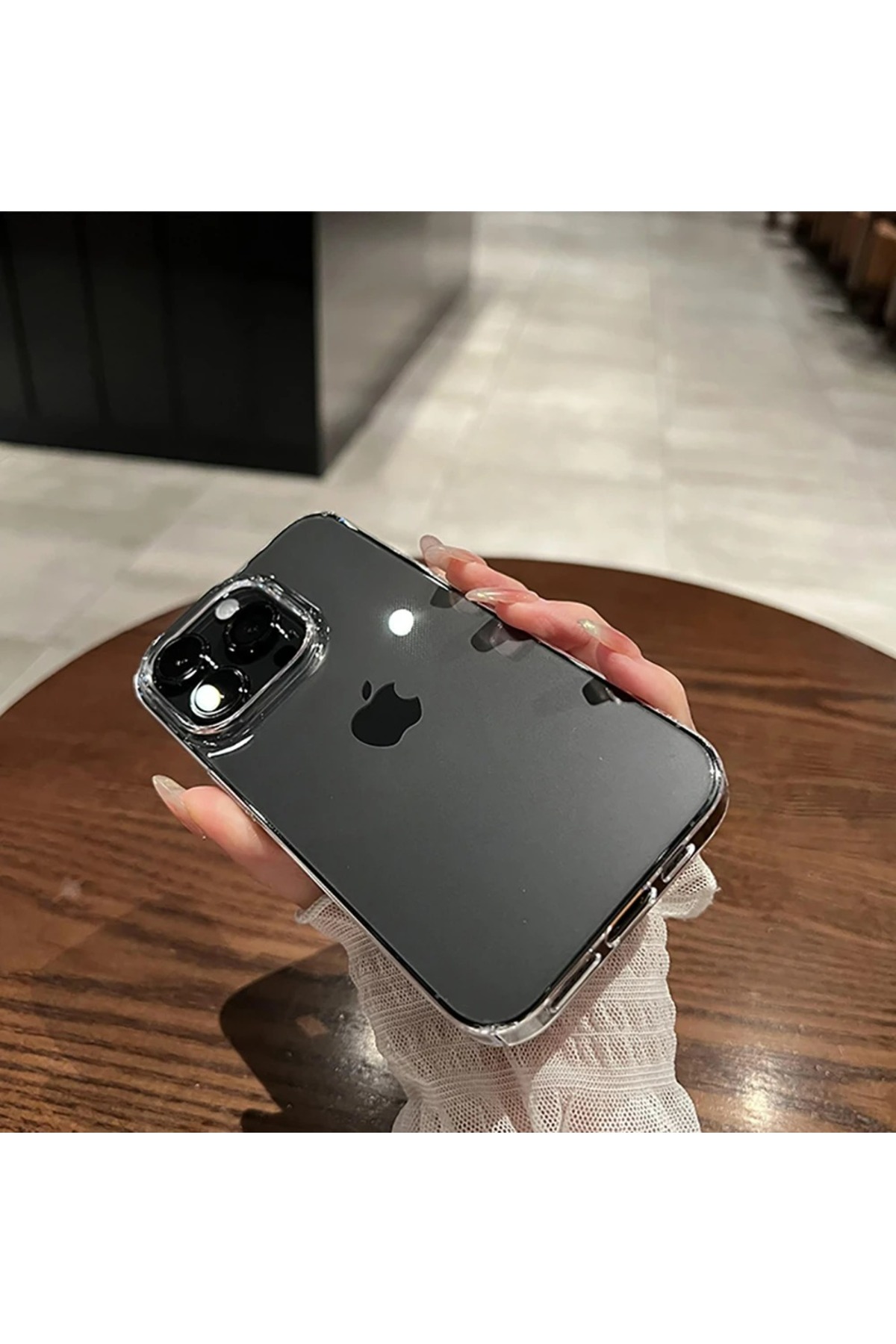 iPhone 13 Uyumlu Ultra İnce Sararmaz Mika Şeffaf Kapak iPhone 13 Uyumlu Ultra İnce Sararmaz Mika Şeffaf Kapak