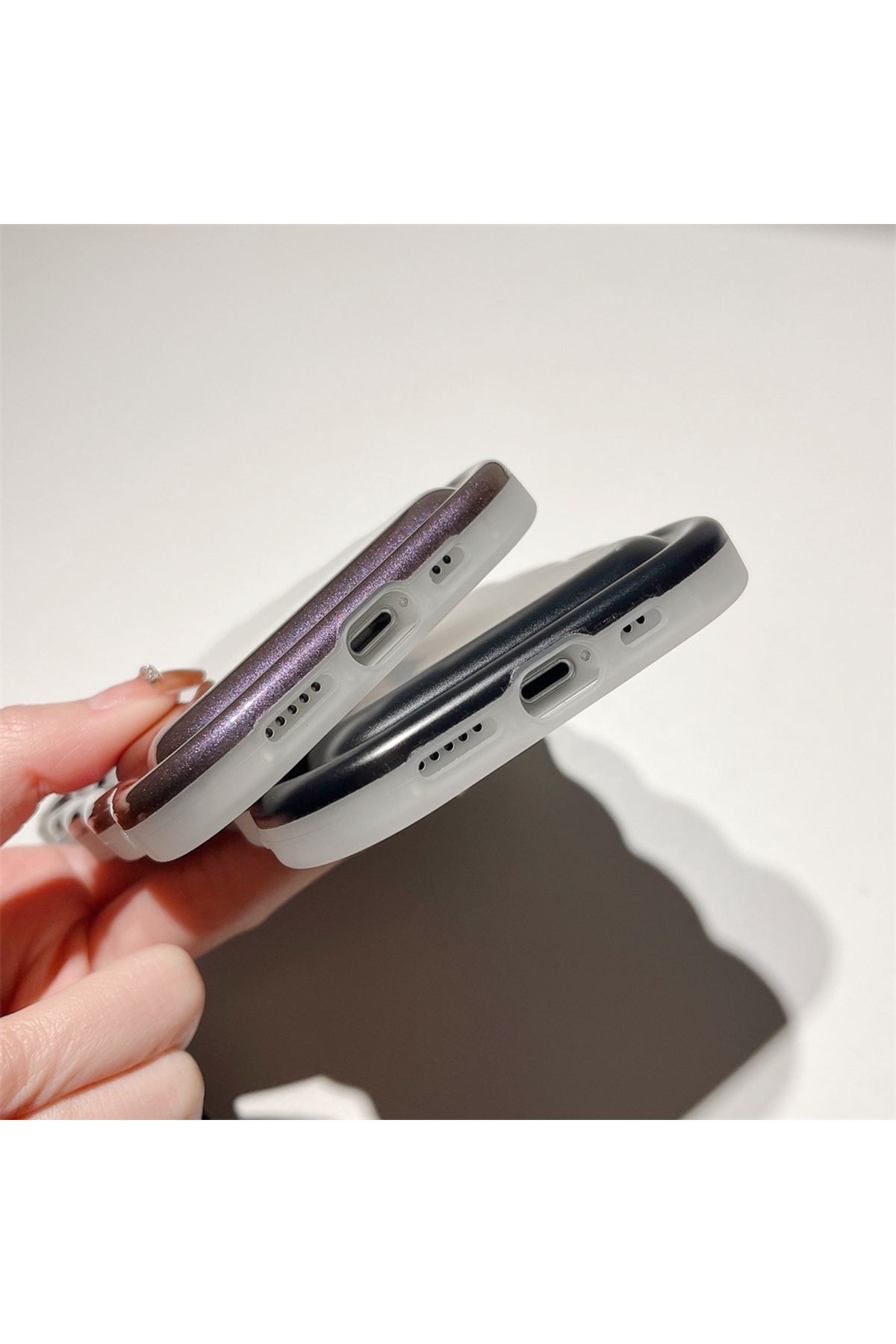 iPhone 14 Uyumlu Puf Case Mor iPhone 14 Uyumlu Puf Case Mor