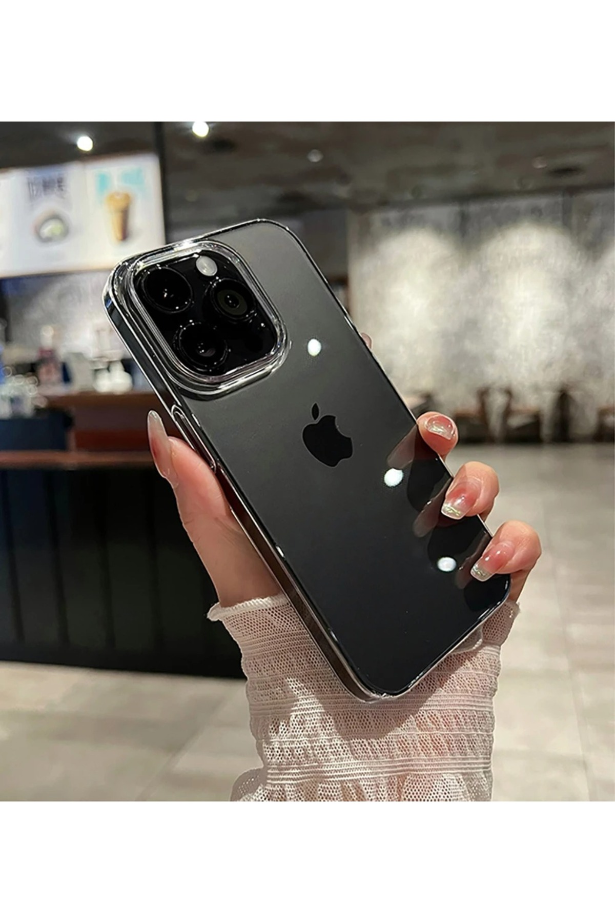 iPhone 15 Promax Uyumlu Ultra İnce Sararmaz Mika Şeffaf Kapak iPhone 15 Promax Uyumlu Ultra İnce Sararmaz Mika Şeffaf Kapak