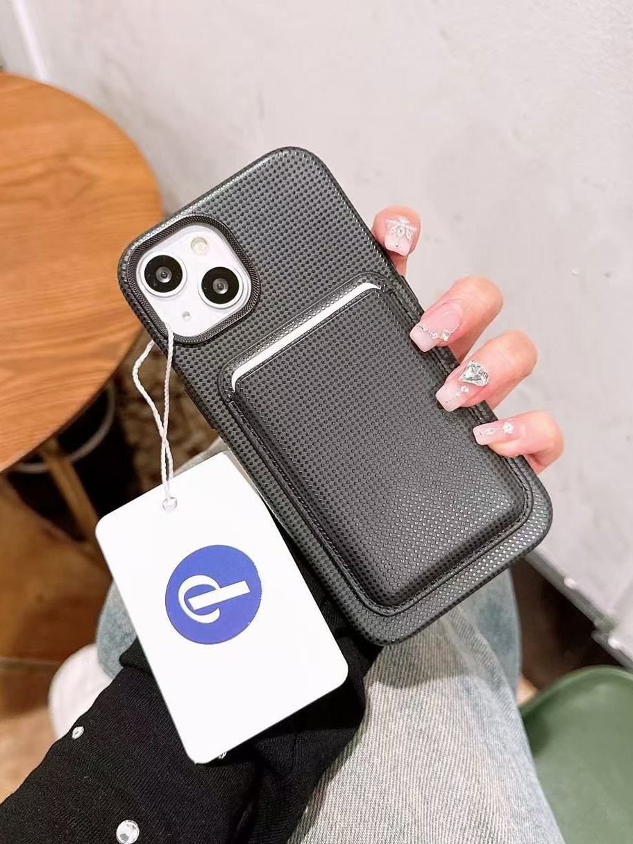 iPhone 15 Uyumlu Lüks Desenli Siyah Deri Cüzdanlı MagSafe Özellikli Kılıf iPhone 15 Uyumlu Lüks Desenli Siyah Deri Cüzdanlı MagSafe Özellikli Kılıf