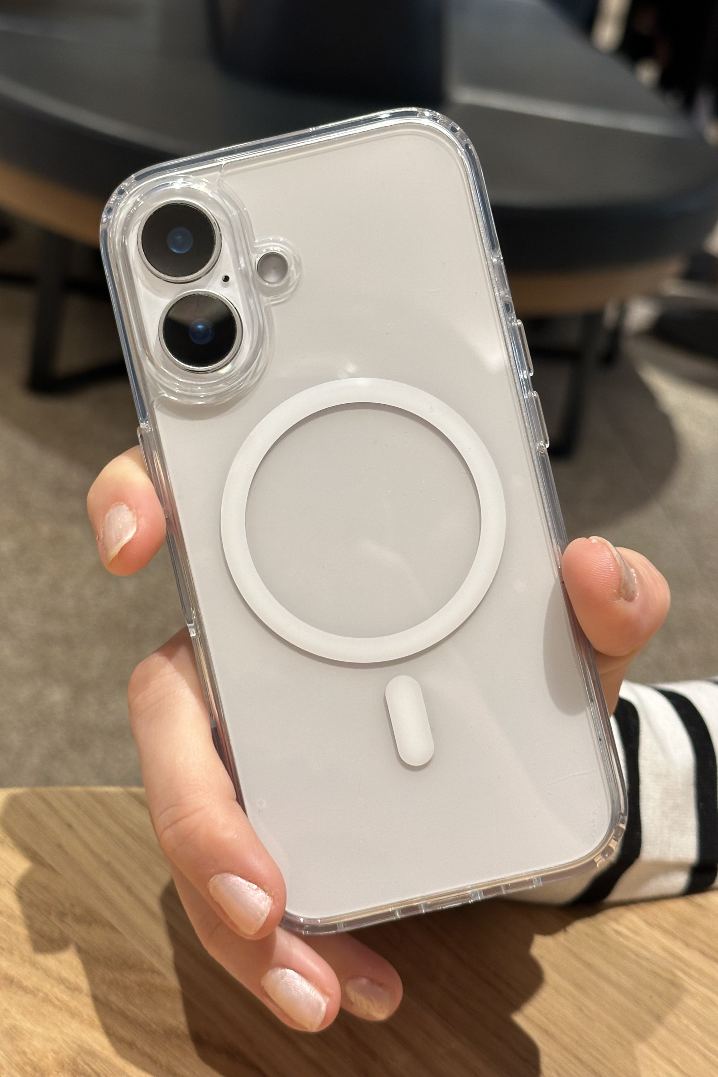 iPhone 16 Plus Uyumlu Şeffaf Kılıf Magsafe Özellikli Hybrid Kristal Kapak iPhone 16 Plus Uyumlu Şeffaf Kılıf Magsafe Özellikli Hybrid Kristal Kapak