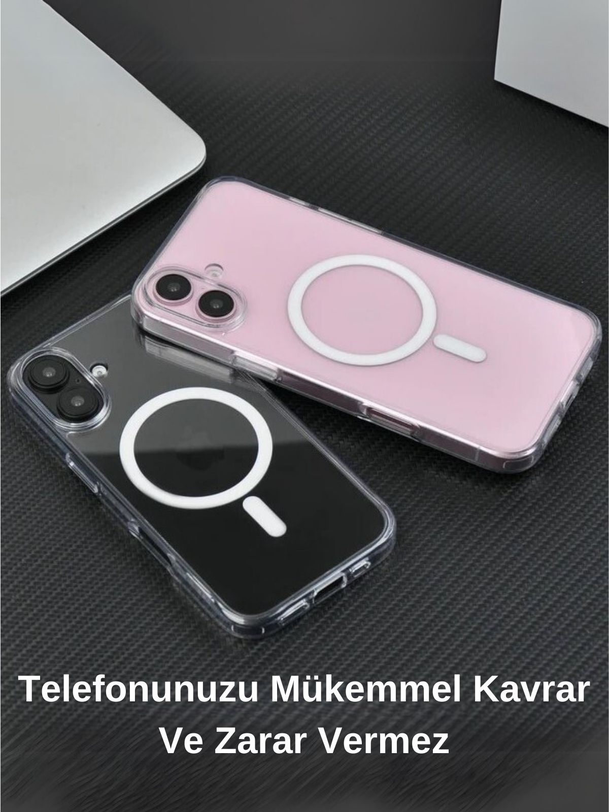 iPhone 16 Plus Uyumlu Şeffaf Kılıf Magsafe Özellikli Hybrid Kristal Kapak iPhone 16 Plus Uyumlu Şeffaf Kılıf Magsafe Özellikli Hybrid Kristal Kapak