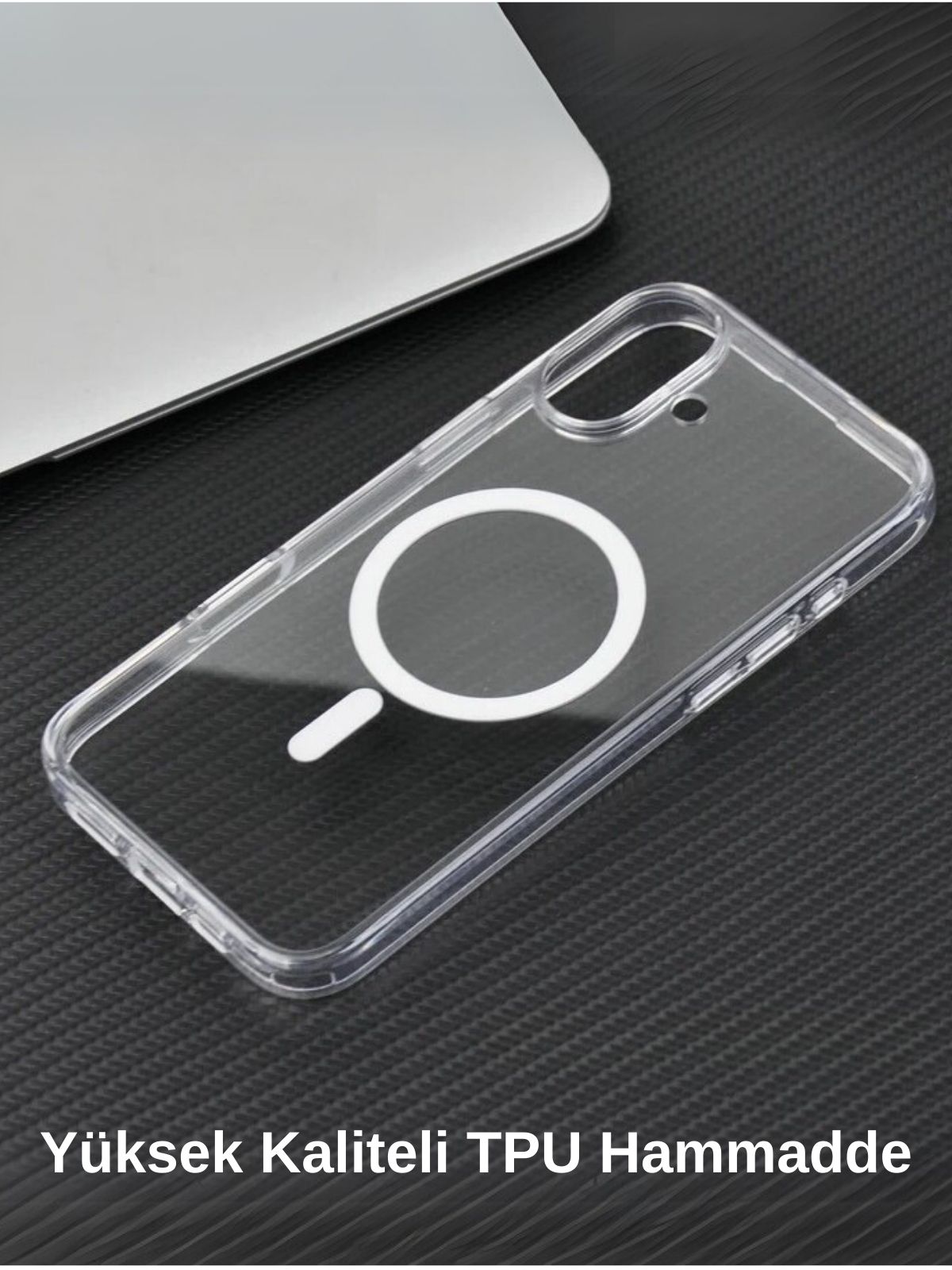 iPhone 16 Plus Uyumlu Şeffaf Kılıf Magsafe Özellikli Hybrid Kristal Kapak iPhone 16 Plus Uyumlu Şeffaf Kılıf Magsafe Özellikli Hybrid Kristal Kapak