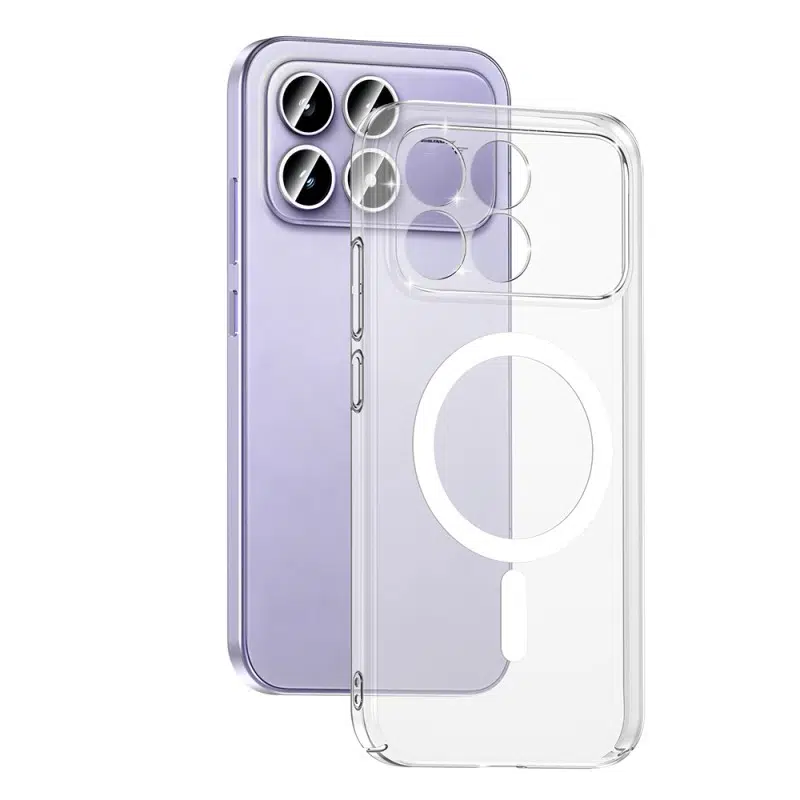 Poco F8 Pro Uyumlu Şeffaf Sararmaz Sert İnce Magsafeli London Kapak