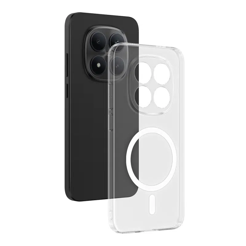 Redmi Note 15 Pro 5G Uyumlu Şeffaf Sararmaz Sert İnce Magsafeli London Kapak