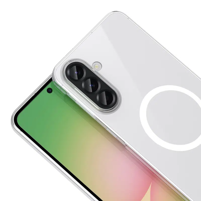 Samsung Galaxy A37 Uyumlu Şeffaf Sararmaz Sert İnce Magsafeli London Kapak