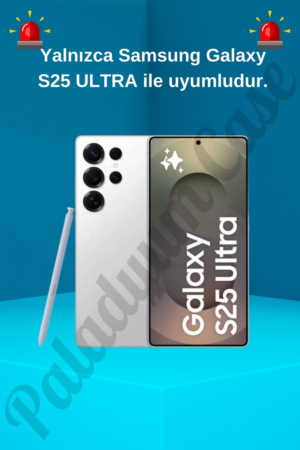 Samsung Galaxy S25 Ultra Uyumlu Elmas Pırlanta Taşlı Gri Kılıf Samsung Galaxy S25 Ultra Uyumlu Elmas Pırlanta Taşlı Gri Kılıf