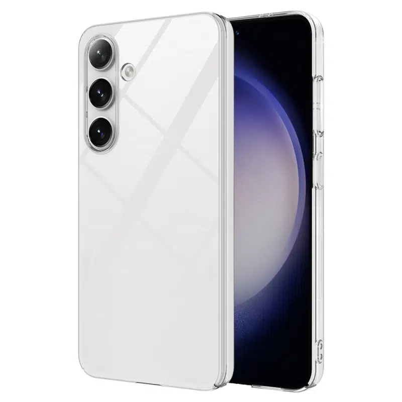 Samsung Galaxy S25 Uyumlu Sararmaz Şeffaf Sert Kapak
