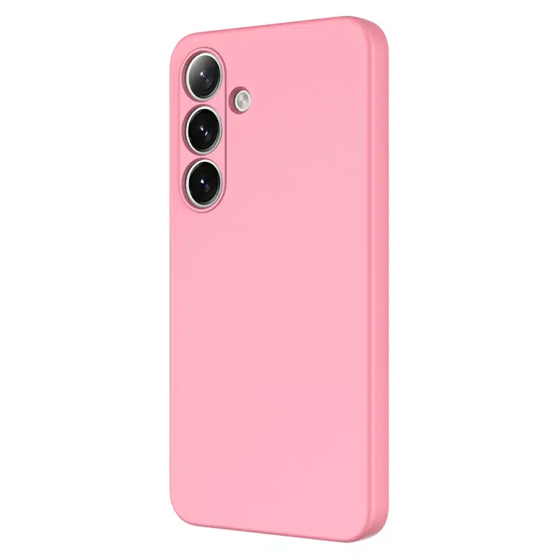 Samsung Galaxy S26 Plus Uyumlu İçi Kadife Açık Pembe Lansman Silikon Kılıf