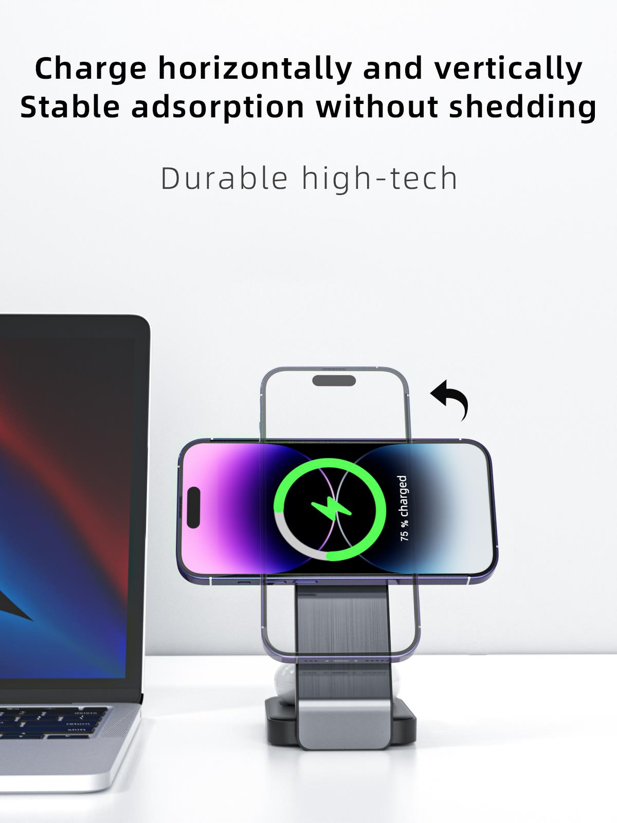 Sunix 2 yıl Garantili 3 in 1 Katlanabilir Apple Kablosuz Şarj Standı Beyaz Sunix 2 yıl Garantili 3 in 1 Katlanabilir Apple Kablosuz Şarj Standı Beyaz