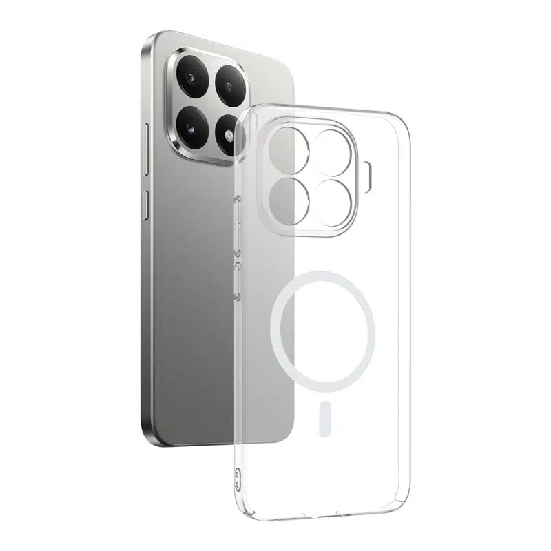 Xiaomi 15T Pro Uyumlu Şeffaf Sararmaz Sert İnce Magsafeli London Kapak