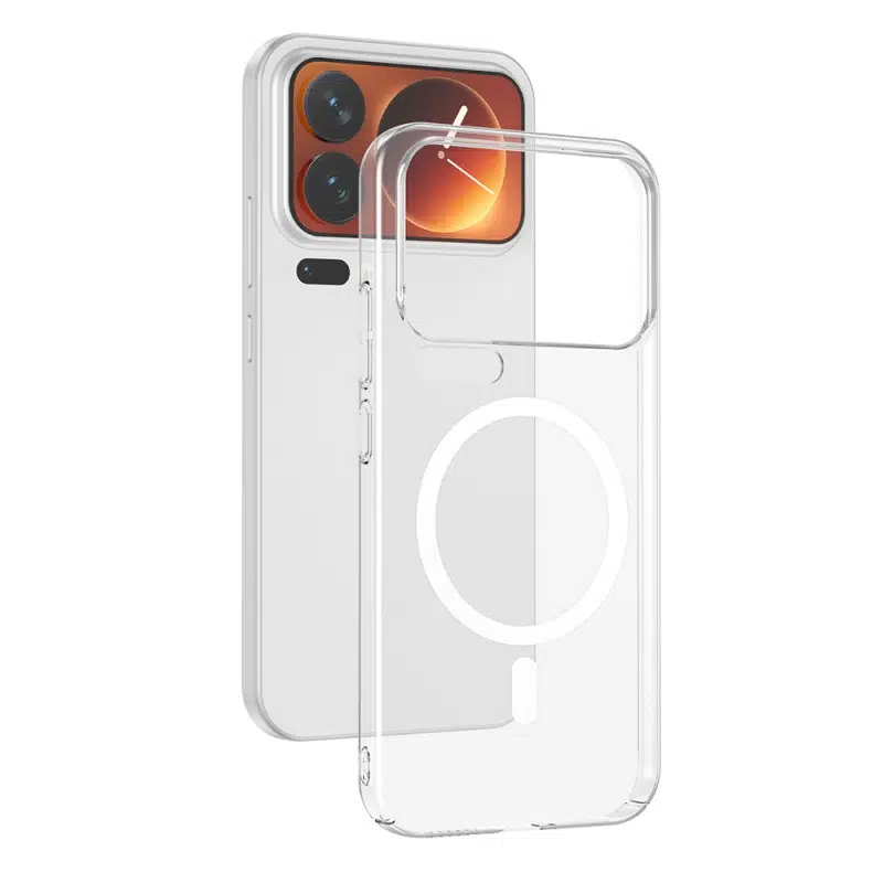 Xiaomi 17 Pro Uyumlu Şeffaf Sararmaz Sert İnce Magsafeli London Kapak